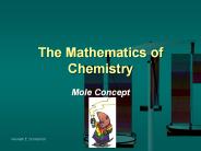 The Mathematics of Chemistry