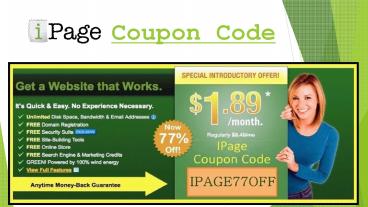 iPage Coupon – Get iPage Hosting at lowest price $1.89