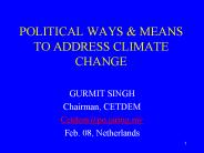 POLITICAL WAYS