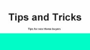 Tips for home home buyers