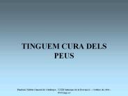 TINGUEM CURA DELS PEUS