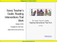 Savvy Teacher PowerPoint PPT Presentation