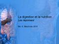 La digestion et la nutrition Les r PowerPoint PPT Presentation