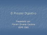 El Proceso Digestivo