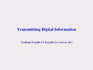 Transmitting Digital Information