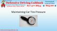 Maintaining car tire pressure PowerPoint PPT Presentation
