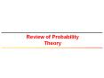 Review of Probability Theory PowerPoint PPT Presentation