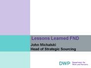 Lessons Learned FND
