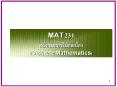 MAT%20231%20??????????????????????%20(Discrete%20Mathematics) PowerPoint PPT Presentation