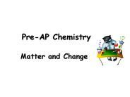 Pre-AP Chemistry