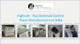 Highvolt - Top Electrical Control Panel Manufacturers in India (1) PowerPoint PPT Presentation