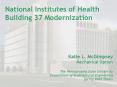 National Institutes of Health Building 37 Modernization PowerPoint PPT Presentation