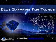 Blue Sapphire Gemstone For Taurus