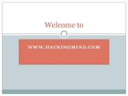 Hacking Facebook