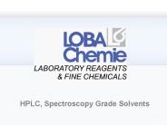 HPLC, Spectroscopy Grade Solvents