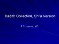 Hadith Collection, Shi PowerPoint PPT Presentation