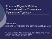 Forms of Migrants