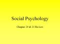 Social Psychology PowerPoint PPT Presentation
