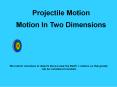 Projectile Motion PowerPoint PPT Presentation