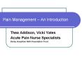Pain Management  PowerPoint PPT Presentation