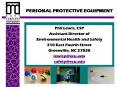 PERSONAL PROTECTIVE EQUIPMENT PowerPoint PPT Presentation