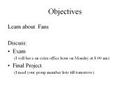 Objectives