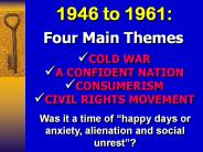1946 to 1961: