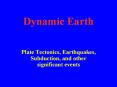 Dynamic Earth PowerPoint PPT Presentation