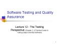 Software Testing and Quality Assurance PowerPoint PPT Presentation