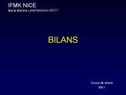 BILANS