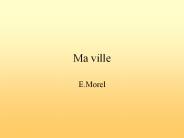 Ma ville