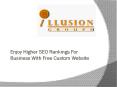 Enjoy Higher SEO Rankings For Business With Free Custom Website PowerPoint PPT Presentation