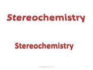 Stereochemistry