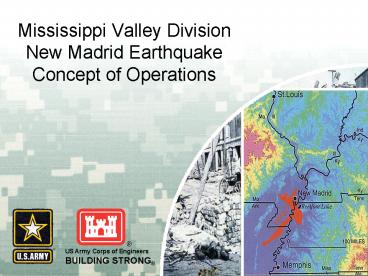 Mississippi Valley Division New Madrid Earthquake Concept of Operations