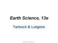 Earth Science, 13e PowerPoint PPT Presentation