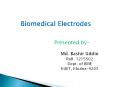 Biomedical Electrodes PowerPoint PPT Presentation