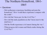 The Northern Homefront, 1861-1865