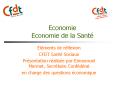 Economie Economie de la Sant PowerPoint PPT Presentation