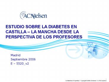 ESTUDIO SOBRE LA DIABETES EN CASTILLA 