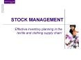 STOCK MANAGEMENT PowerPoint PPT Presentation