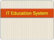 It Education PPT (1)