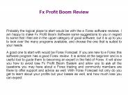 Fx Profit Boom Review