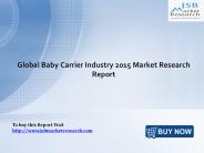 Baby Carrier Industry: JSBMarketResearch