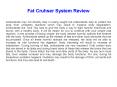 Fat Cruhser System Book Review PowerPoint PPT Presentation