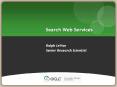 Search Web Services PowerPoint PPT Presentation