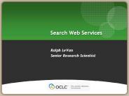 Search Web Services