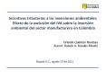Incentivos tributarios a las inversiones ambientales: Efecto de la exclusi PowerPoint PPT Presentation