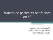 Manejo de pacientes bari