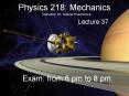 Physics%20218:%20Mechanics PowerPoint PPT Presentation
