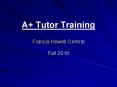 A  Tutor Training Francis Howell Central PowerPoint PPT Presentation